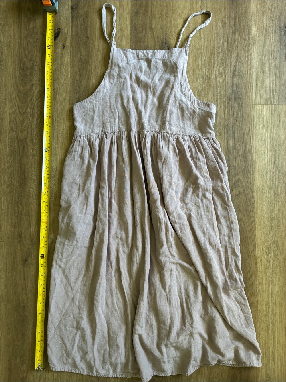 Girls' Lightweight Spaghetti Strap Dress in Light Mauve